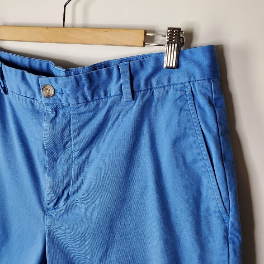 Vineyard Vines Breaker Shorts Bright Blue flat front casual shorts 9" Inseam - Picture 4 of 11